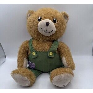 Zoobies Corduroy Plush Teddy Bear  Stuffed Animal Blanket Complete